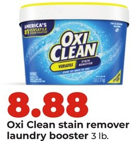 Oxi Clean stain remover laundry booster