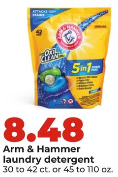 Arm & Hammer laundry detergent