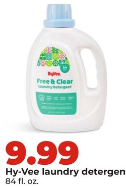 Hy-Vee laundry detergent