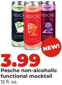 Pesche non-alcoholic functional mocktail