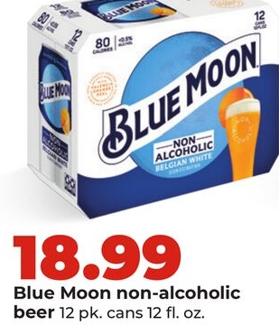 Blue Moon non-alcoholic beer
