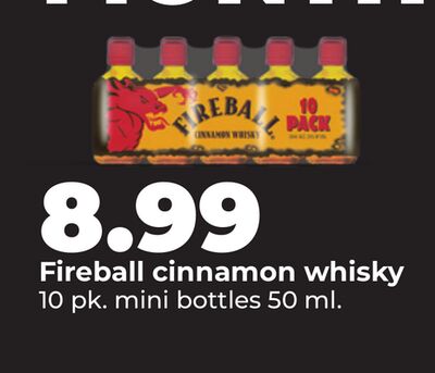 Fireball cinnamon whisky