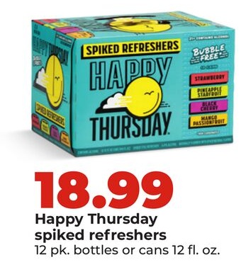 Happy Thursday spiked refreshers