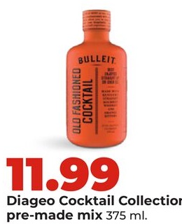 Diageo Cocktail Collection pre-made mix