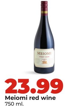 Meiomi red wine