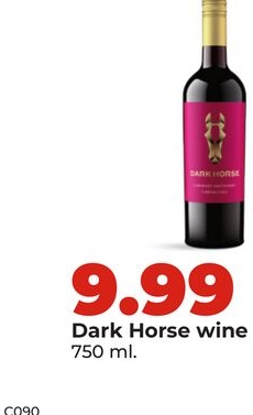 Dark Horse wine