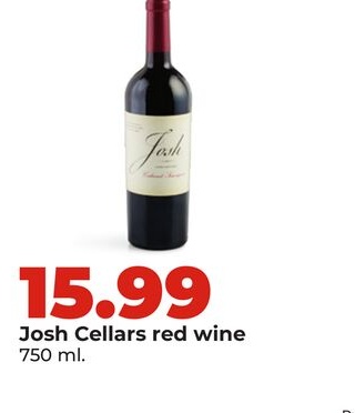 Josh Cellars red wine