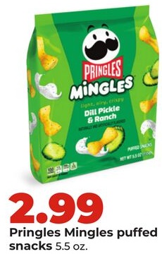 Pringles Mingles puffed snacks