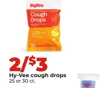 Hy-Vee cough drops