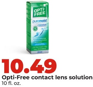 Opti-Free contact lens solution