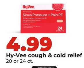 Hy-Vee cough & cold relief