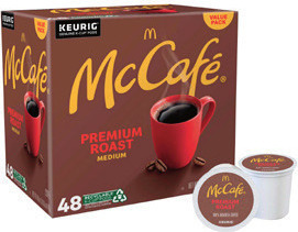 McCafé, Tim Hortons, Donut Shop, Green Mountain or Folgers K-Cups