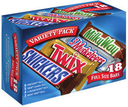 Hershey's or Mars Full Size Multipack Candy*