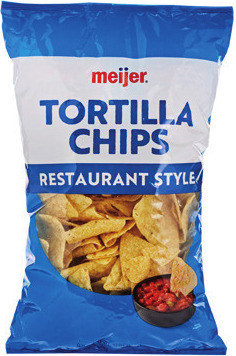 Meijer Potato Chips 7.75 oz., Tortilla Chips 9.25-13 oz., Corn Chips 10 oz., Pretzels 10-16 oz. or Cheese Puffs or Curls* 5-8 oz.