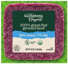 Meijer Ground Beef 1 lb. roll or True Goodness Organic Ground Beef*