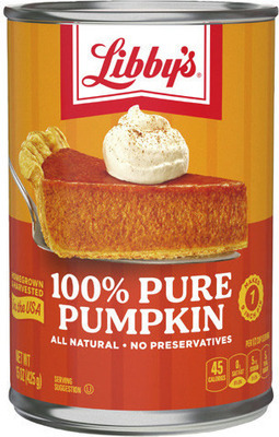 Libby's 100% Pure Pumpkin*