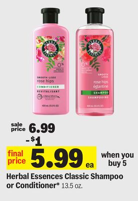 Herbal Essences Classic Shampoo or Conditioner*