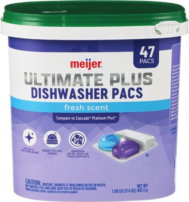 Meijer Ultimate Plus Dish Detergent