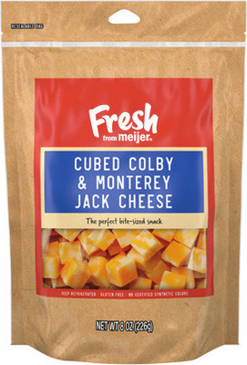 Fresh from Meijer Cracker Cut Trays 16 oz. or Cheese Cubes 8 oz.