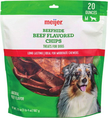 Meijer Beefhide Chips Dog Chews