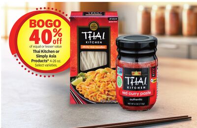 Thai Kitchen or Simply Asia Products*