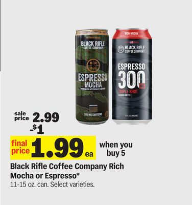 Black Rifle Coffee Company Rich Mocha or Espresso*