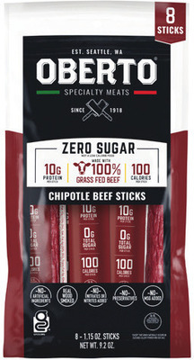 Oberto Zero Sugar Grass Fed Beef Sticks*
