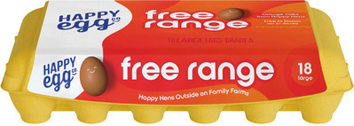 Happy Egg Large Free Range Eggs*