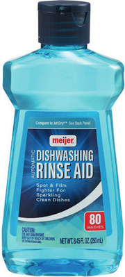 Meijer Auto Dish Liquid Rinse Aid