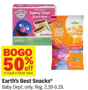 Earth's Best Snacks*