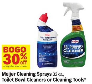 Meijer Cleaning Sprays 32 oz., Toilet Bowl Cleaners or Cleaning Tools*