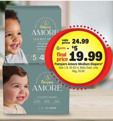 Pampers Amore Medium Diapers*