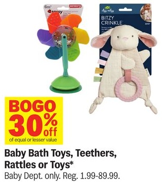 Baby Bath Toys, Teethers, Rattles or Toys*