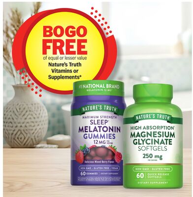 Nature's Truth Vitamins or Supplements*