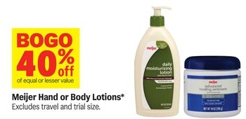 Meijer Hand or Body Lotions*