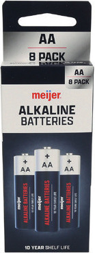 Meijer 8 Pk. Batteries