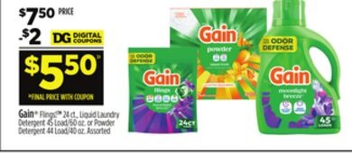 Gain® Flings!TM