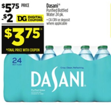 Dasani® Purified Bottled Water