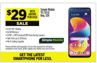 Simple Mobile TCL 50 LE