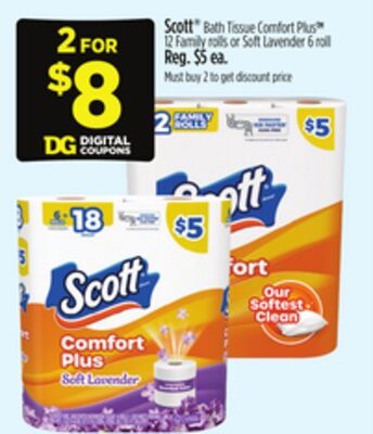 Scott® Bath Tissue Comfort PlusTM