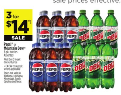 Pepsi® or Mountain Dew®