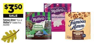 Famous Amos® 9 oz. or Mother's® Cookies 9 oz.