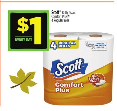 Scott® Bath Tissue Comfort Plus™