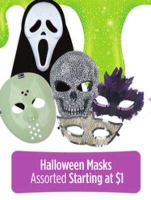 Halloween Masks Assorted