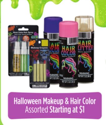 Halloween Makeup & Hair Color