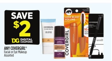 ANY COVERGIRL® Facial or Eye Makeup