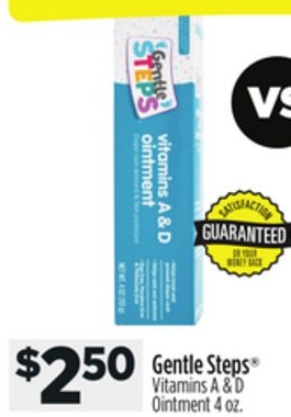 Gentle Steps® Vitamins A & D Ointment