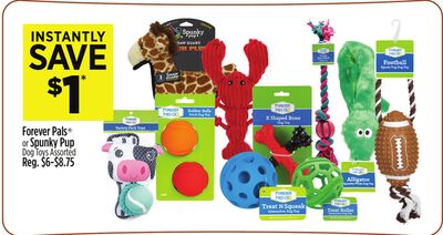 Forever Pals® or Spunky Pup Dog Toys