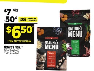 Nature's Menu® Cat or Dog Food