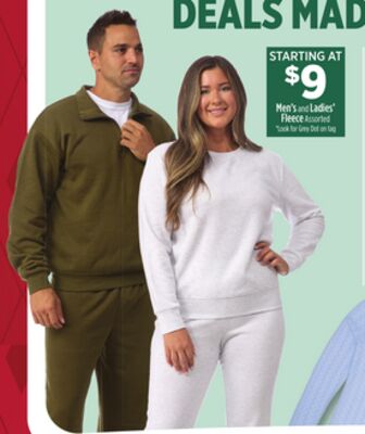 Men's and Ladies' Fleece Assorted